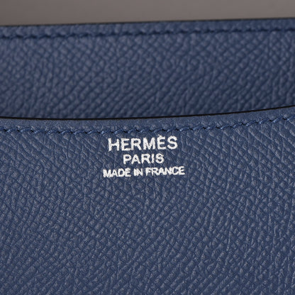 Hermes Epsom Constance 24 Bleu Agate Gris Mouette 13 of 23
