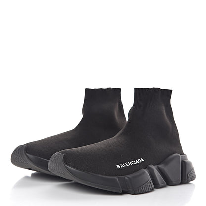 Balenciaga Neoprene Knit Womens Speed Sneakers 37 Black 3 of 11