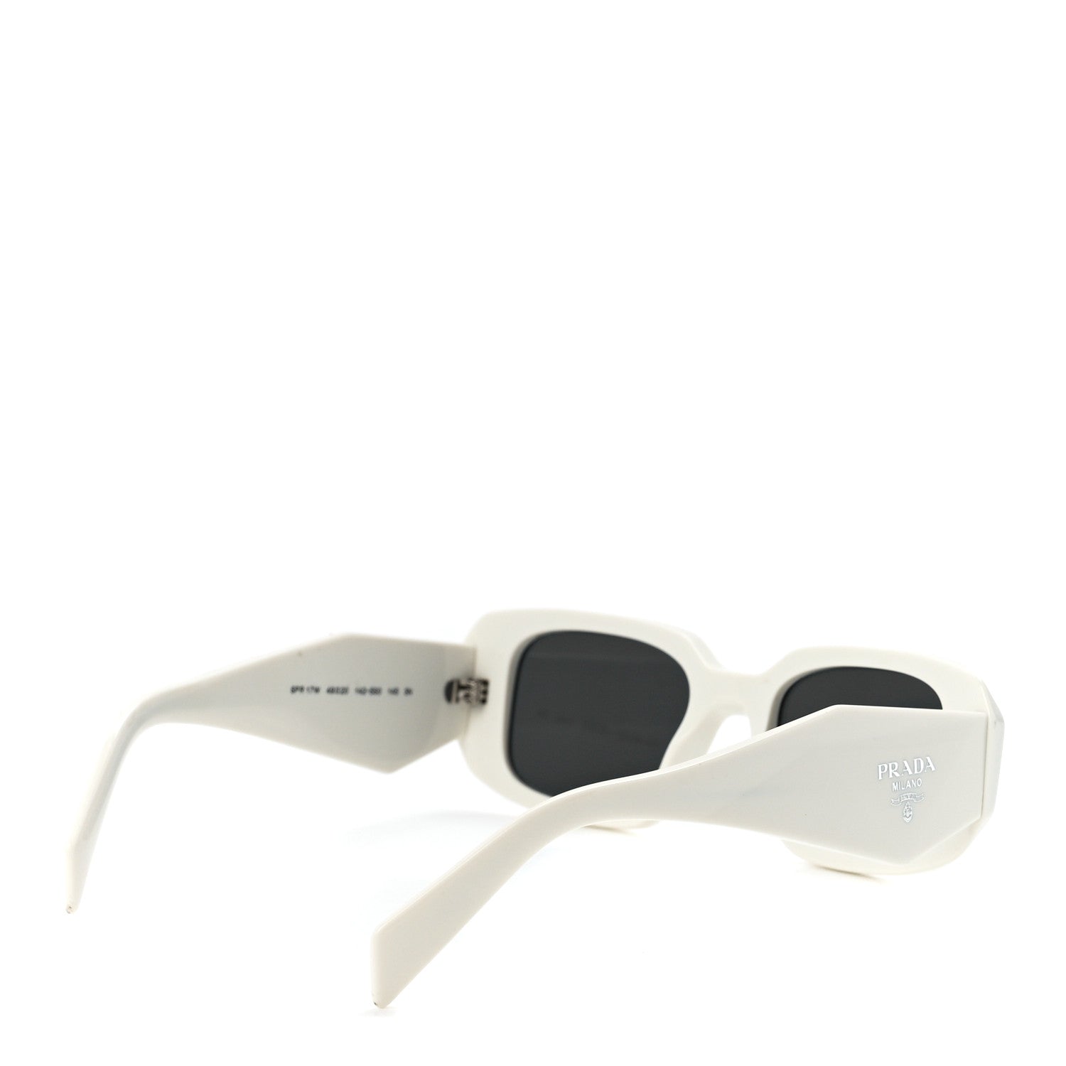 Prada Acetate Symbole Sunglasses SPR 17W White 4 of 6