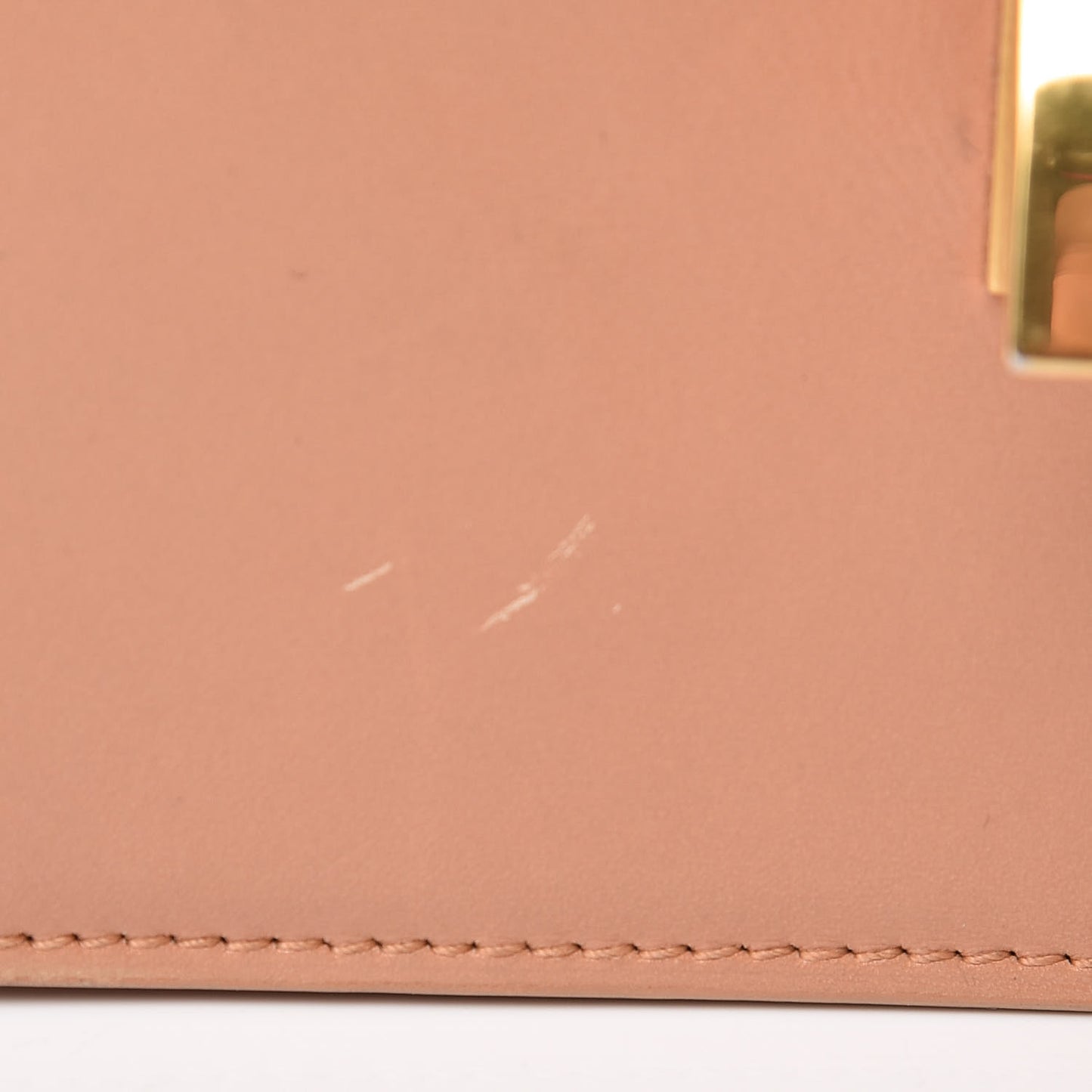 Box Calfskin Medium Classic Box Flap Bag Nude