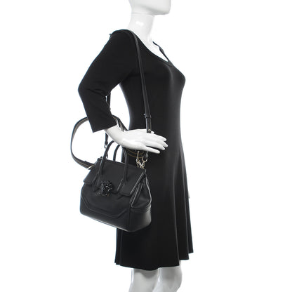 Versace Calfskin Medium Palazzo Empire Bag Black 3 of 14