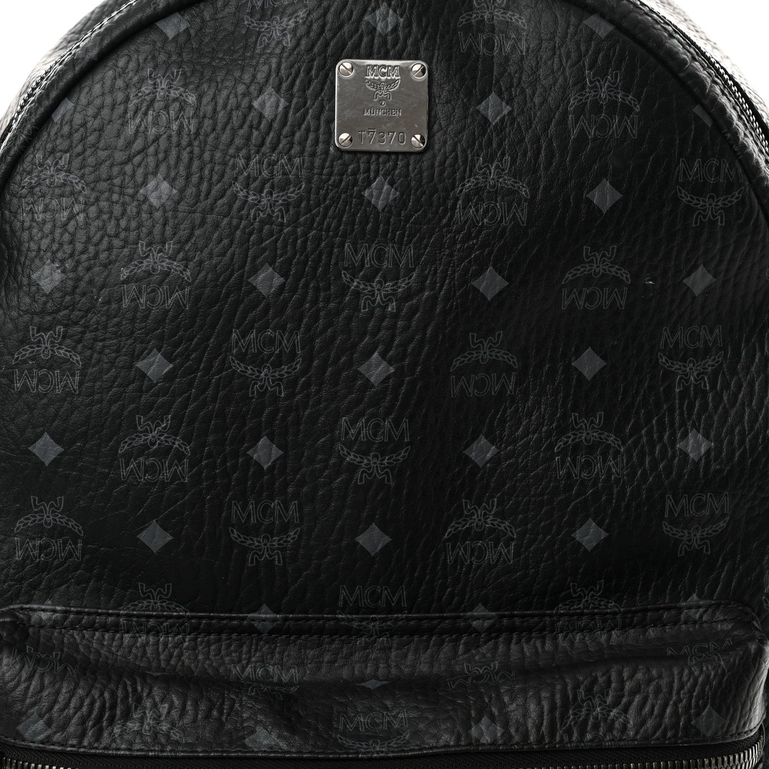 MCM Visetos Large Stark Backpack Black 8 of 16