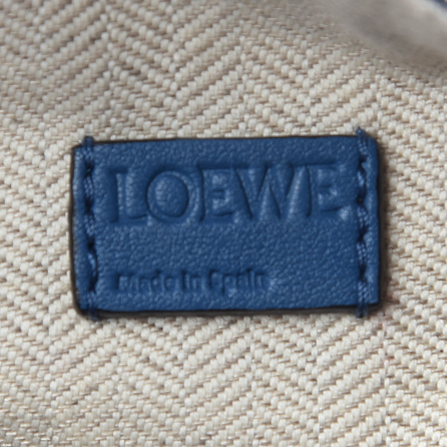 Loewe Calfskin Mini Puzzle Bag Blue 6 of 9