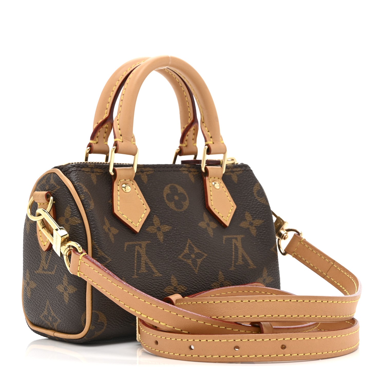 Louis Vuitton Monogram Nano Speedy Bandouliere 3 of 11