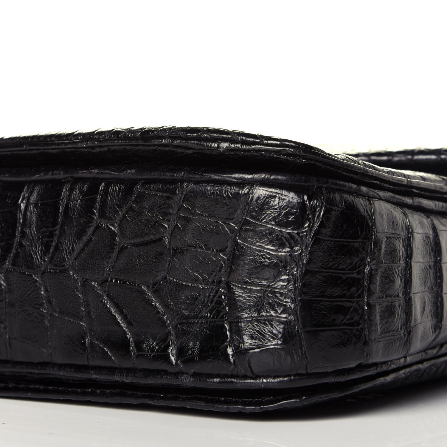 Nancy Gonzalez Crocodile Crossbody Black 7 of 10