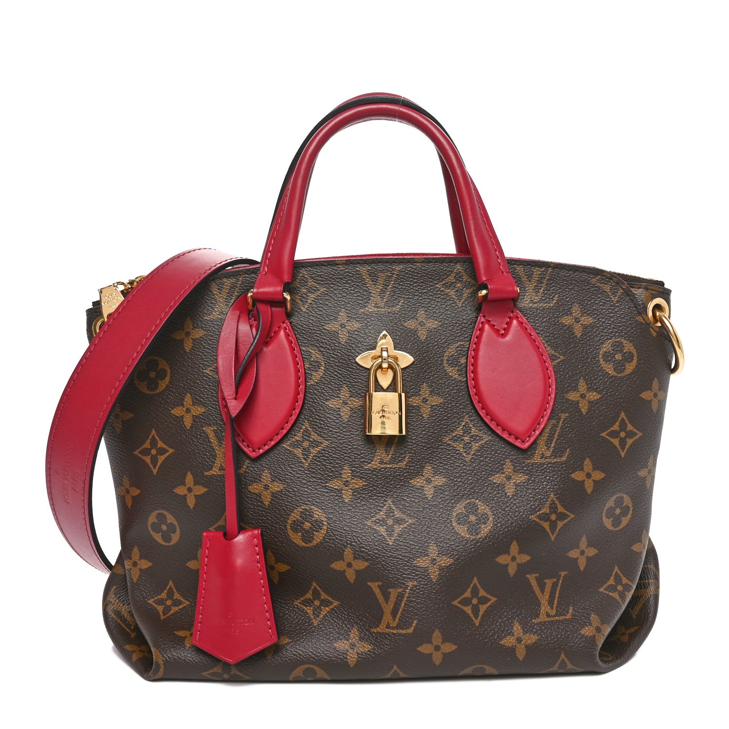 Louis Vuitton Monogram Flower Zipped Tote PM Lie De Vin 1 of 11