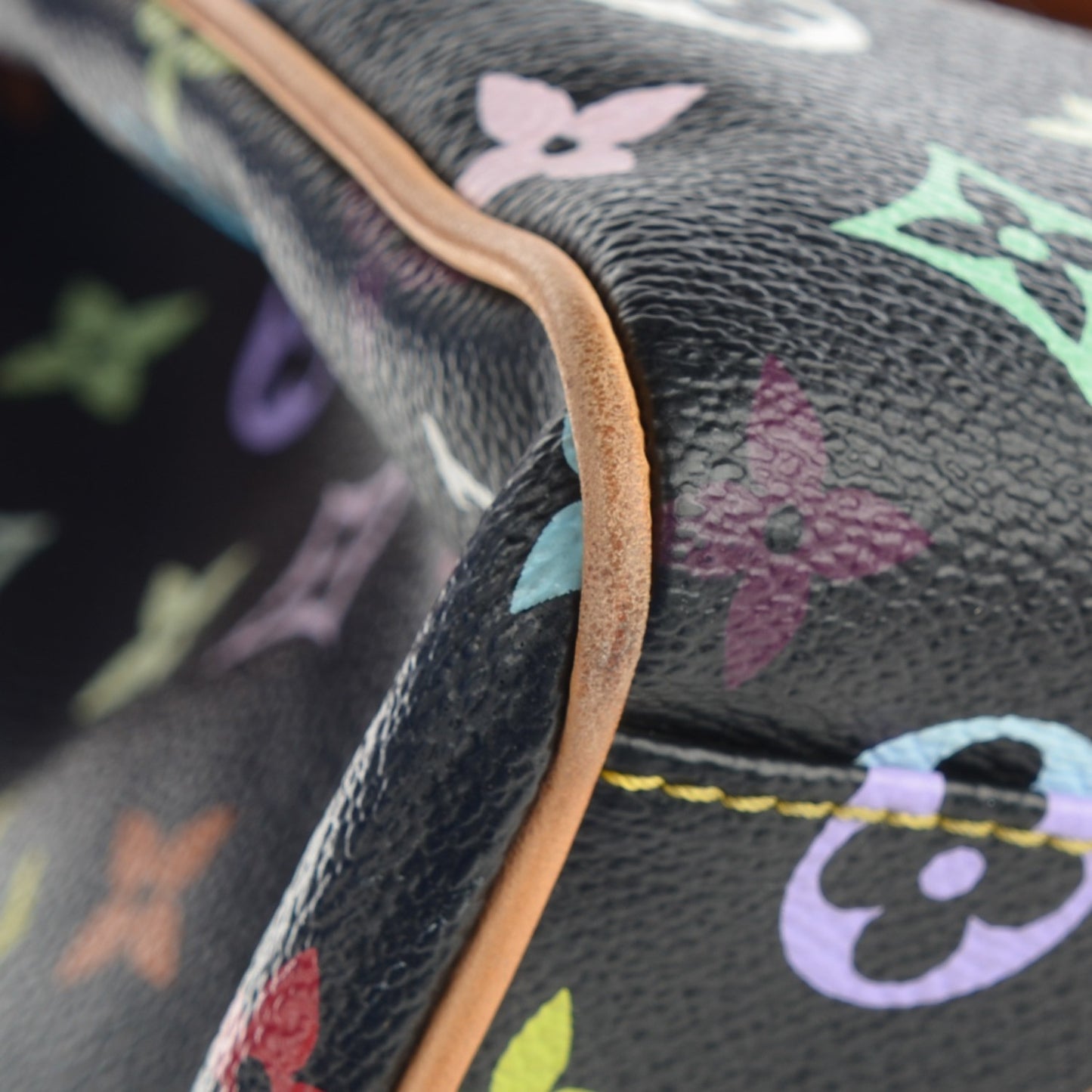 LOUIS VUITTON Monogram Multicolor Aurelia MM Black