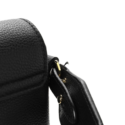 Burberry Grainy Calfskin Vintage Check Note Crossbody Bag Black 11 of 11