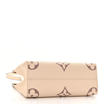 Louis Vuitton Empreinte Monogram Giant Onthego PM Creme Bois de Rose 4 of 9