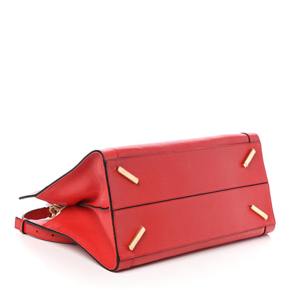 Loewe Goatskin Barcelona Top Handle Tote Red 4 of 9
