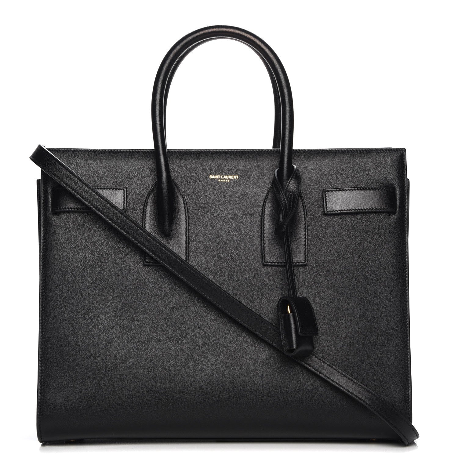 Saint Laurent Calfskin Small Sac De Jour Black 2 of 16