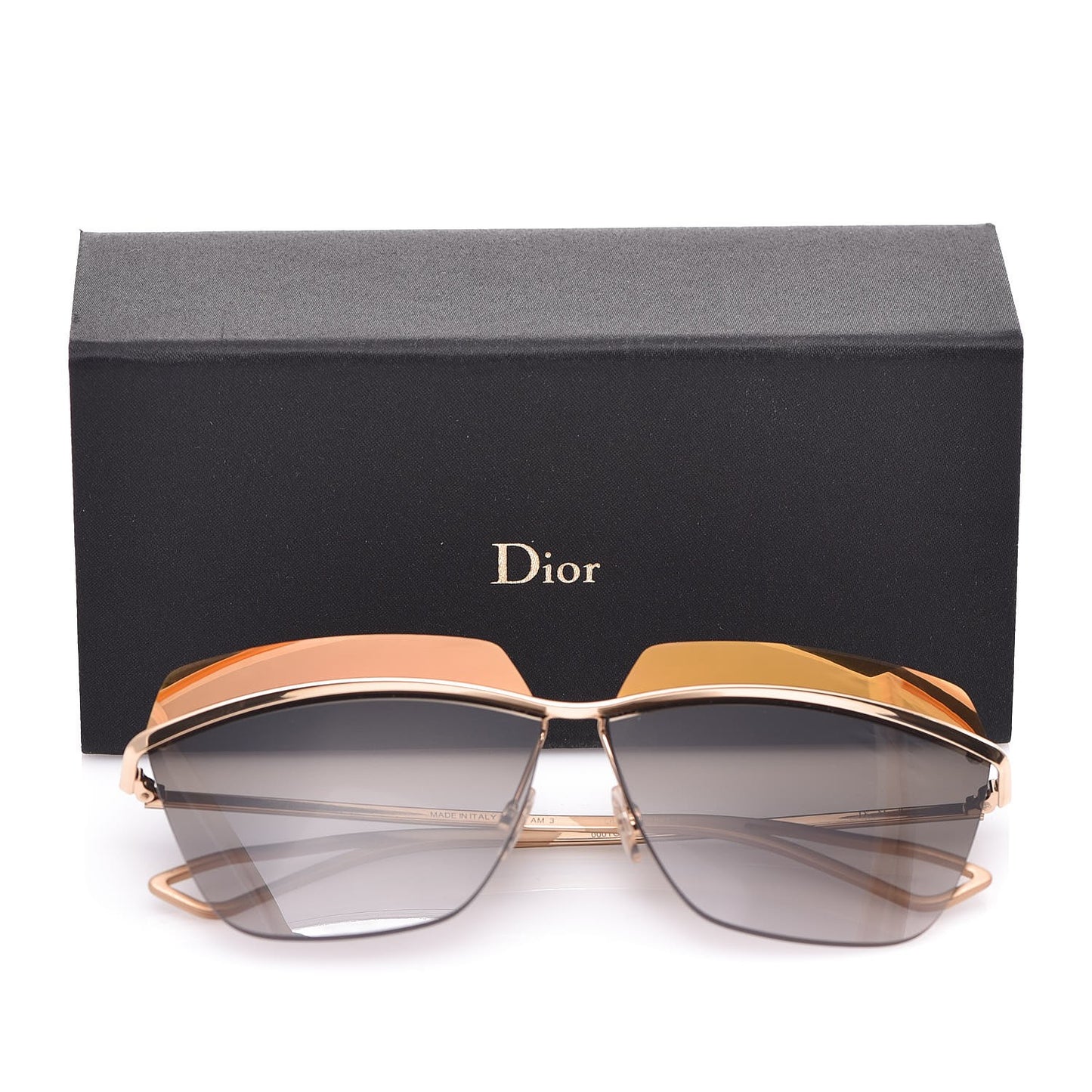 Metal DiorMetallic Sunglasses Grey Copper