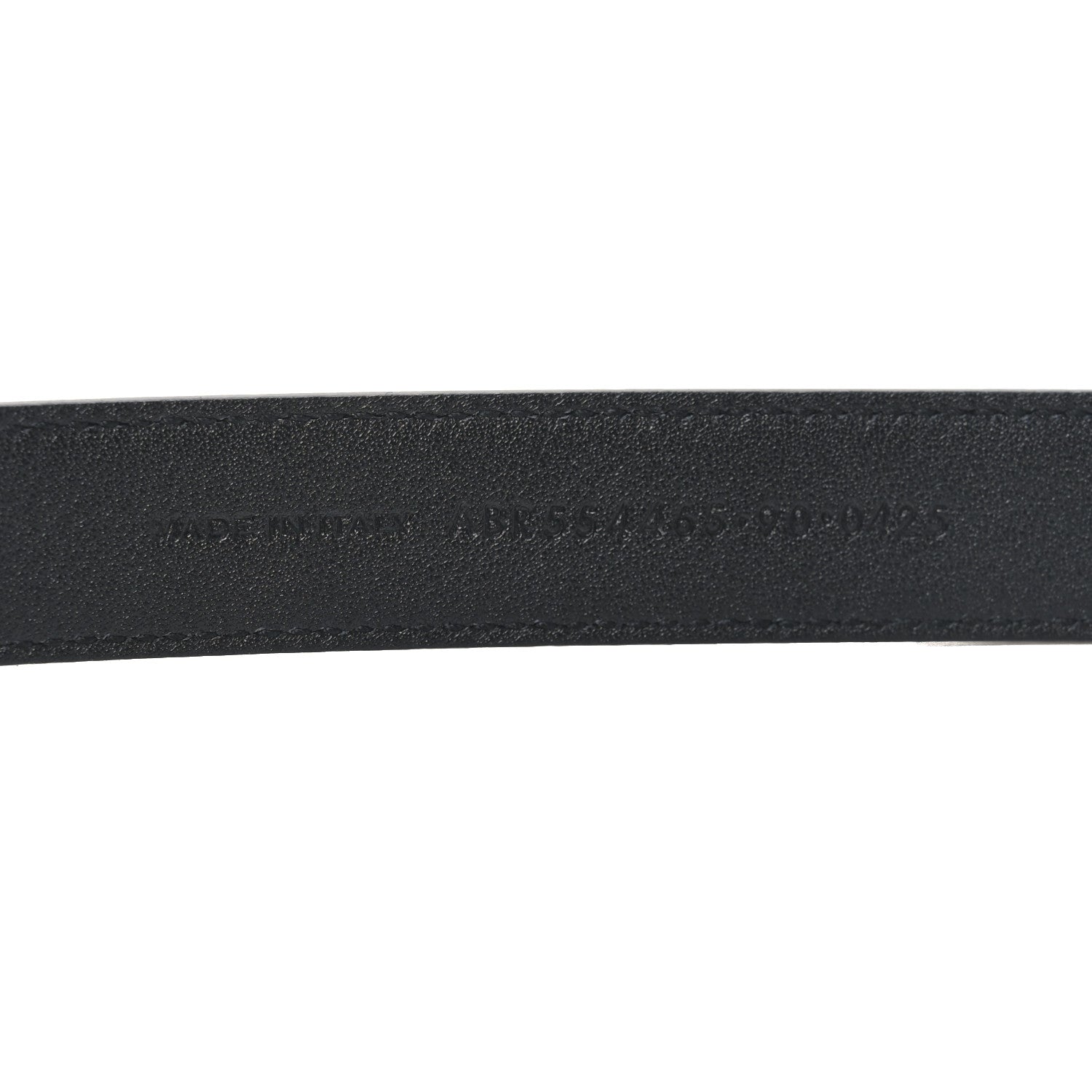 Saint Laurent Smooth Calfskin Monogram Square Buckle Belt 90 36 Black 5 of 5