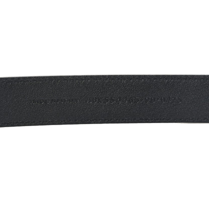 Saint Laurent Smooth Calfskin Monogram Square Buckle Belt 90 36 Black 5 of 5