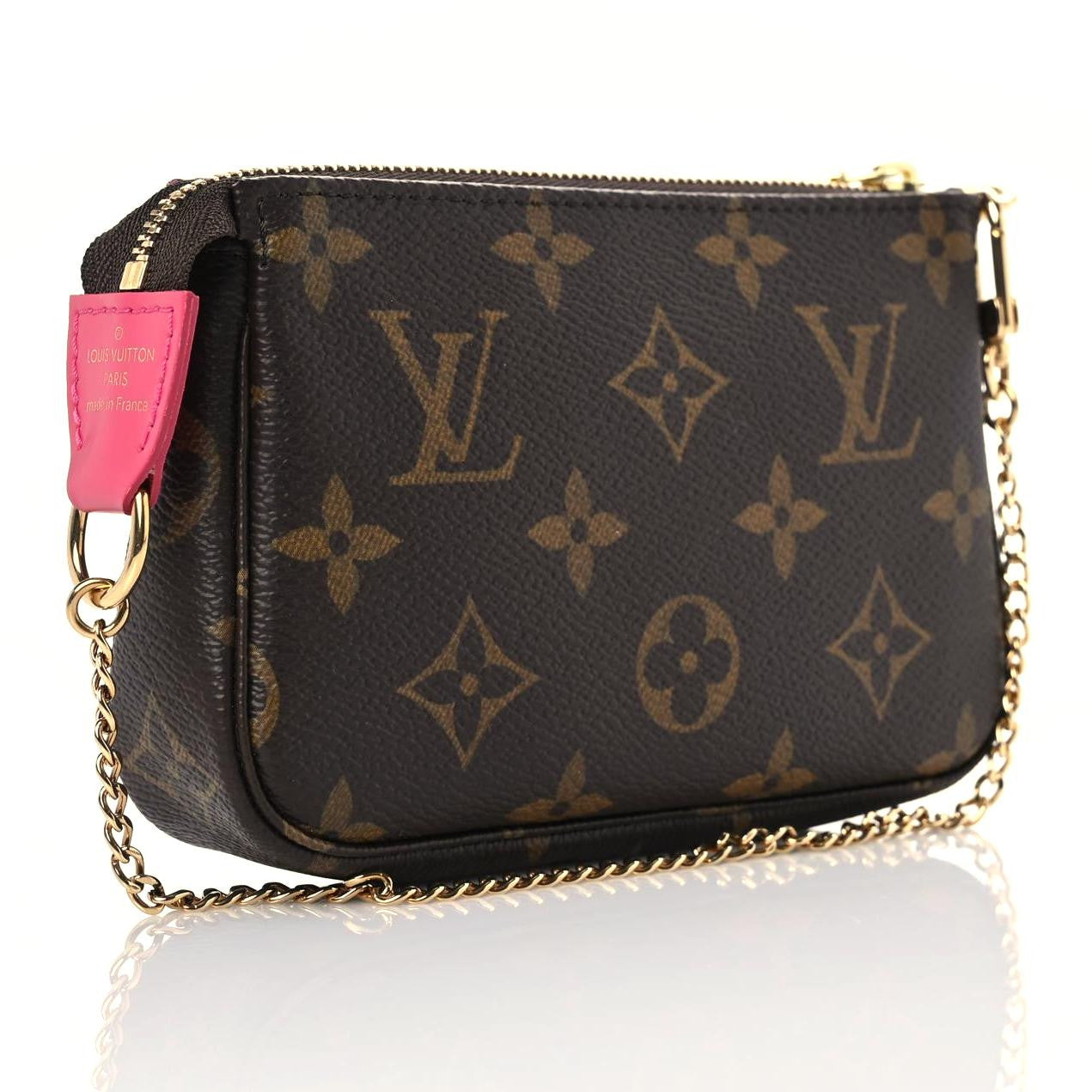 Louis Vuitton Monogram 2020 Christmas Animation Roller Coaster Mini Pochette Accessories Pivoine 3 of 10