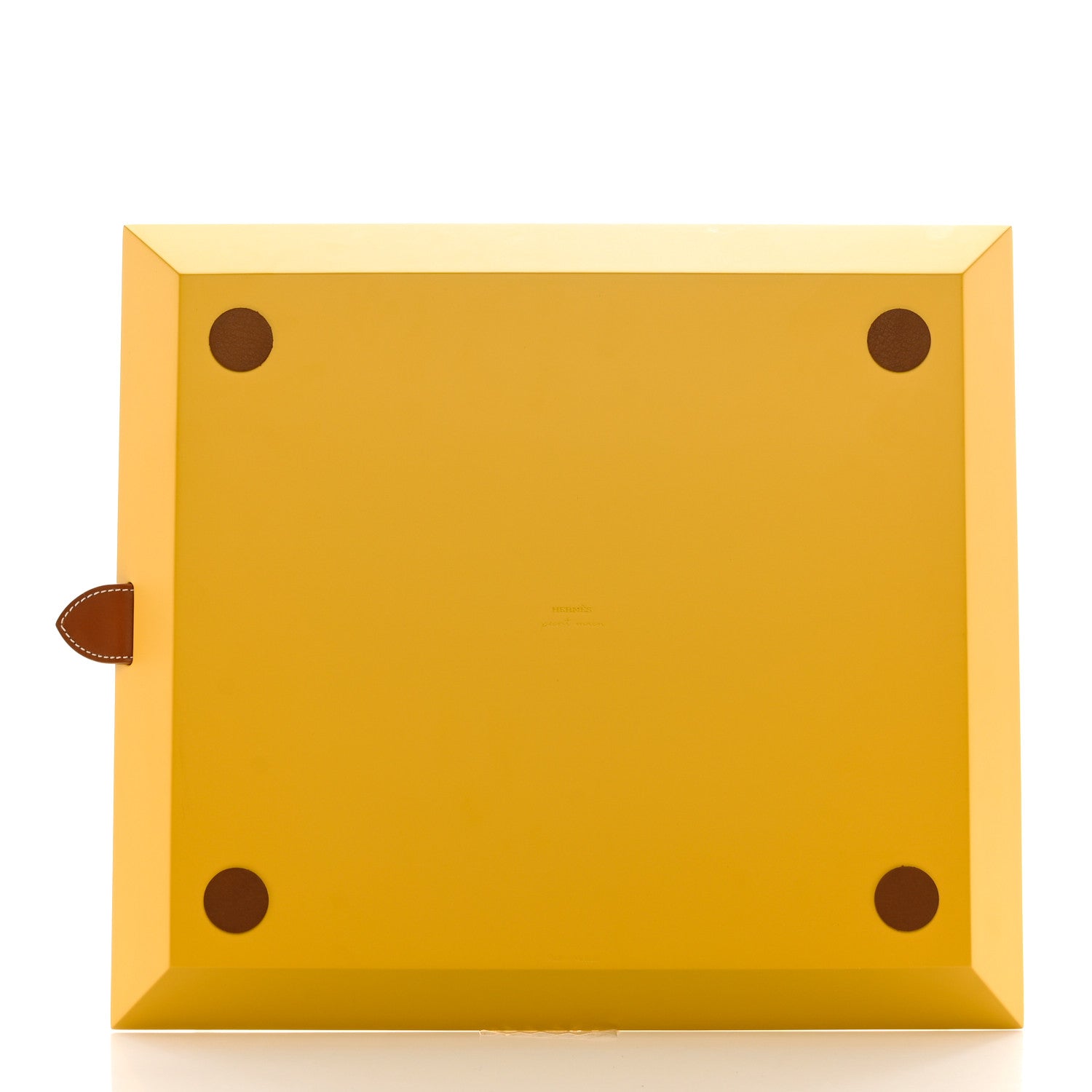Hermes Lacquered Wood Taurillon Clemence Atrium Jaguar Dans Un Jardin Mexicain Tray 3 of 7