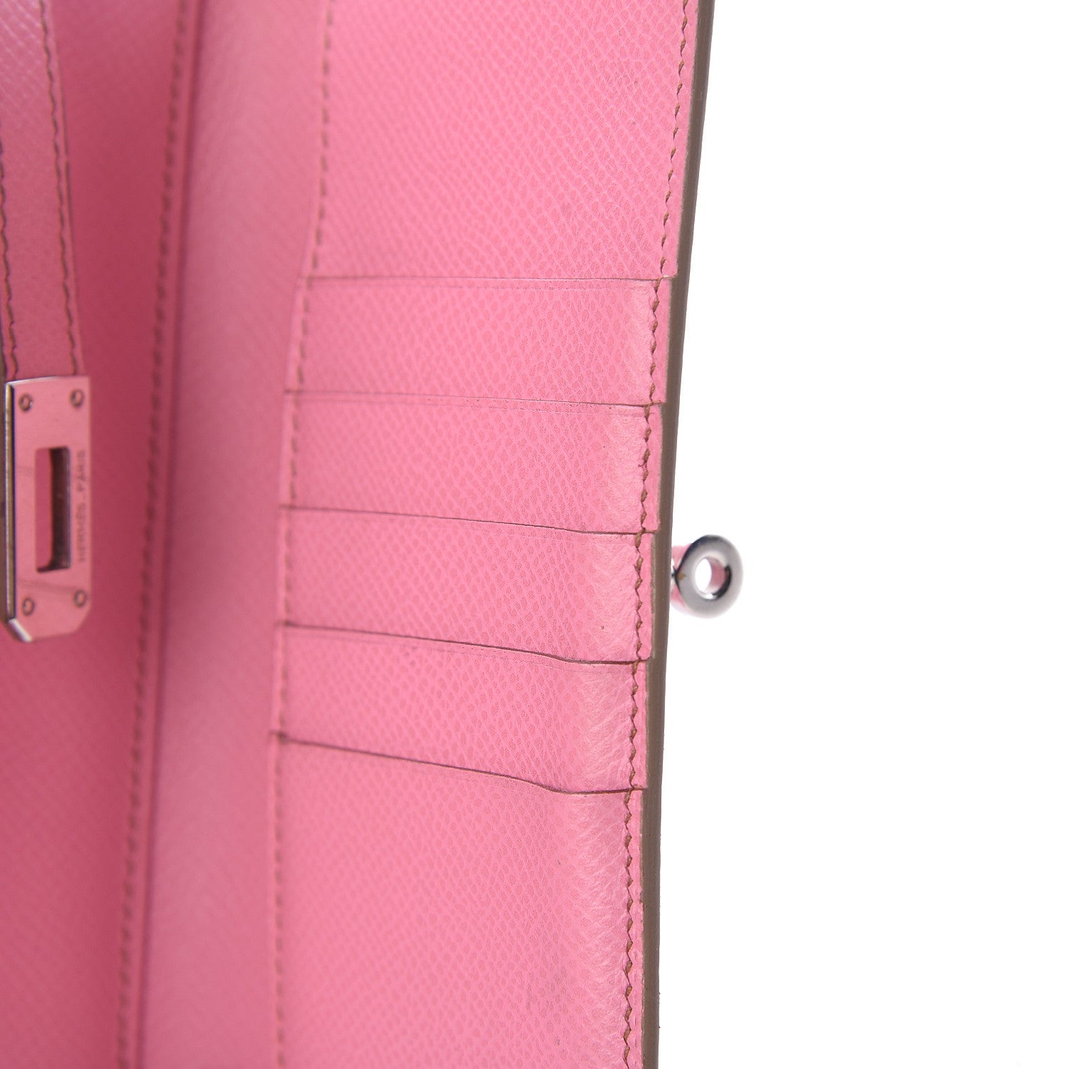 Hermes Epsom Kelly Medium Wallet 5P Pink 10 of 23