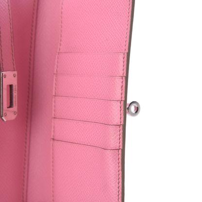 Hermes Epsom Kelly Medium Wallet 5P Pink 10 of 23