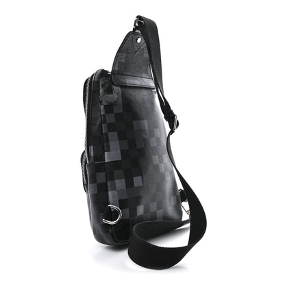 Louis Vuitton Damier Graphite Pixel Avenue Sling Backpack Gris 5 of 27