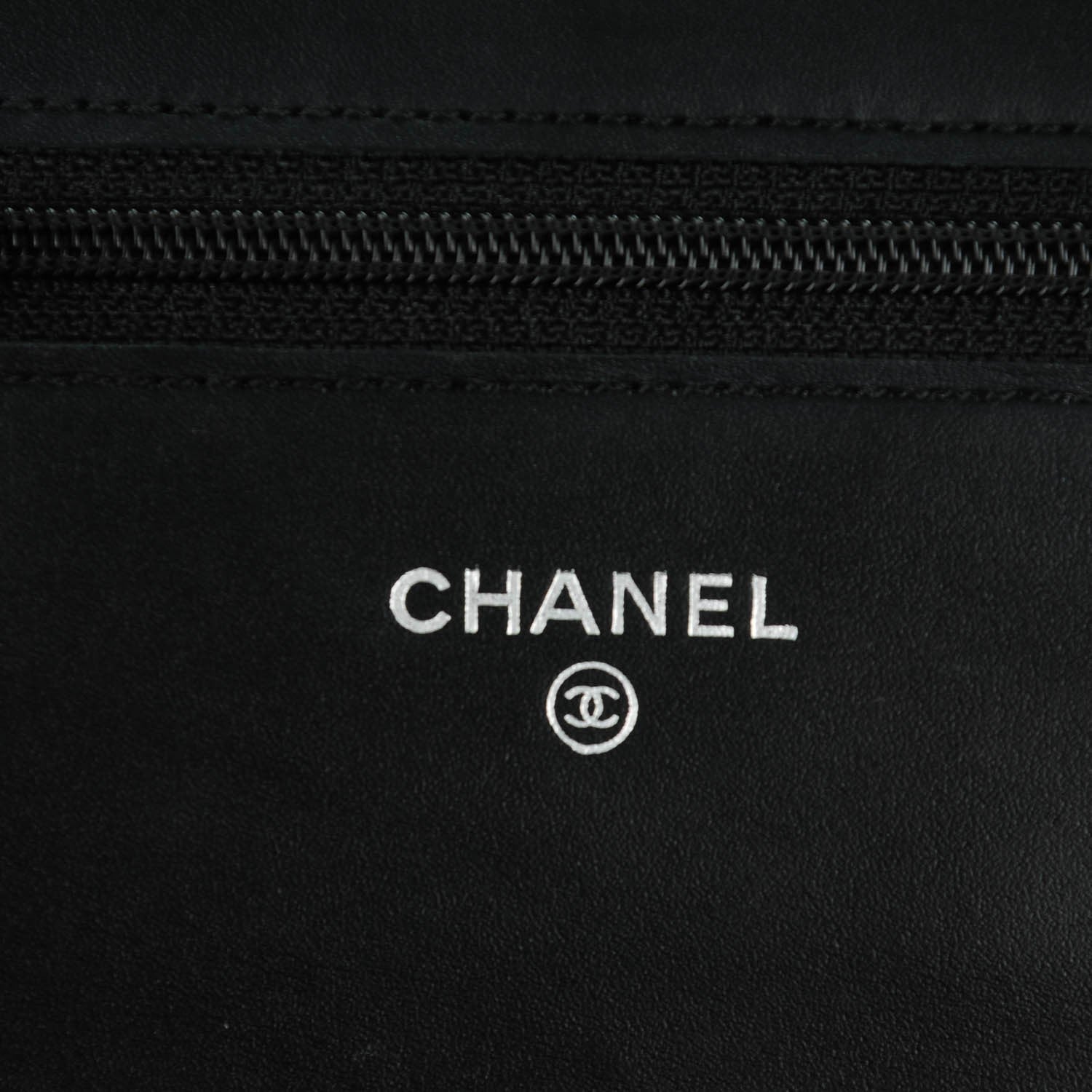 Chanel Caviar Timeless CC Wallet On Chain WOC Black 6 of 8