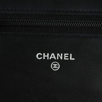 Chanel Caviar Timeless CC Wallet On Chain WOC Black 6 of 8