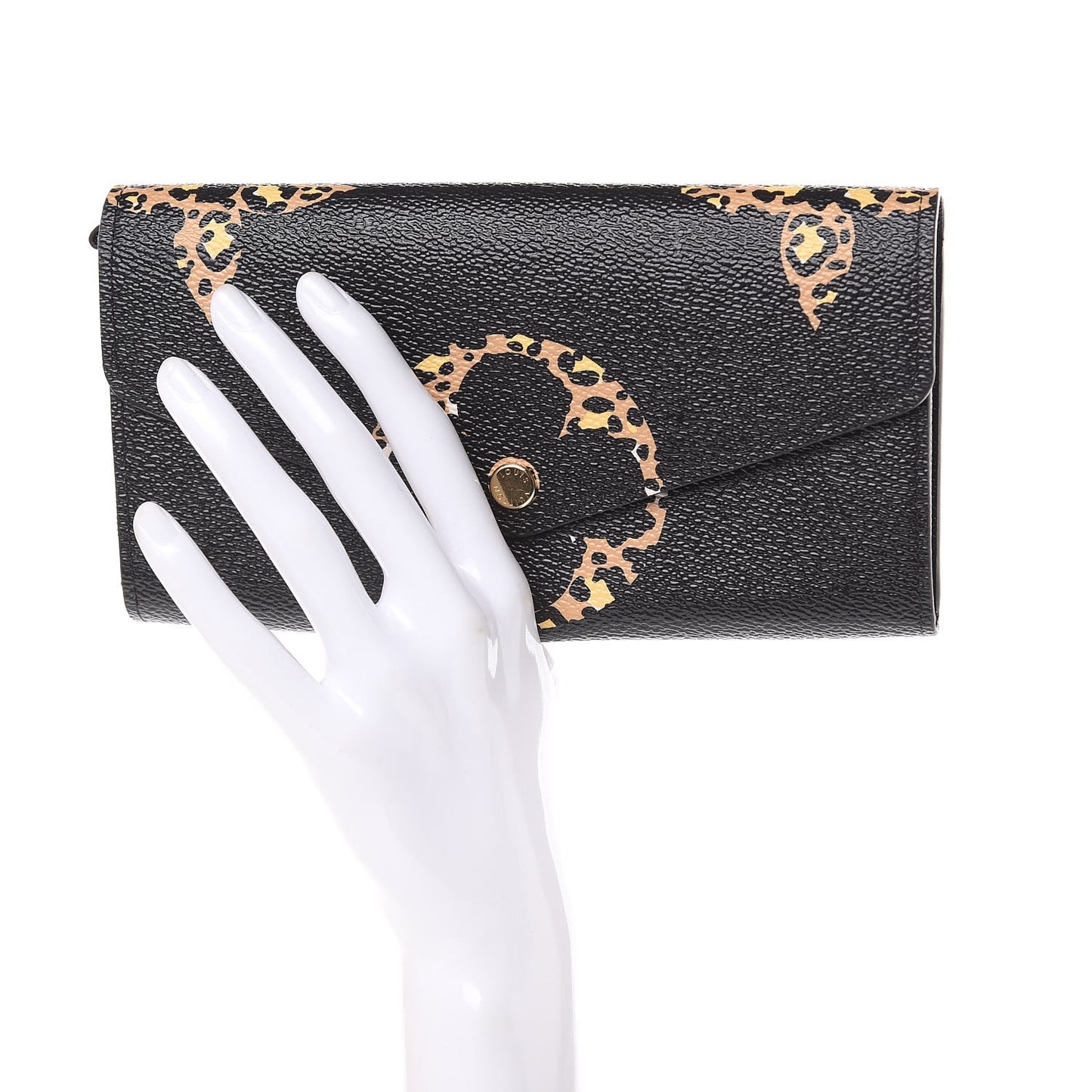 Monogram Giant Jungle Sarah Wallet Black