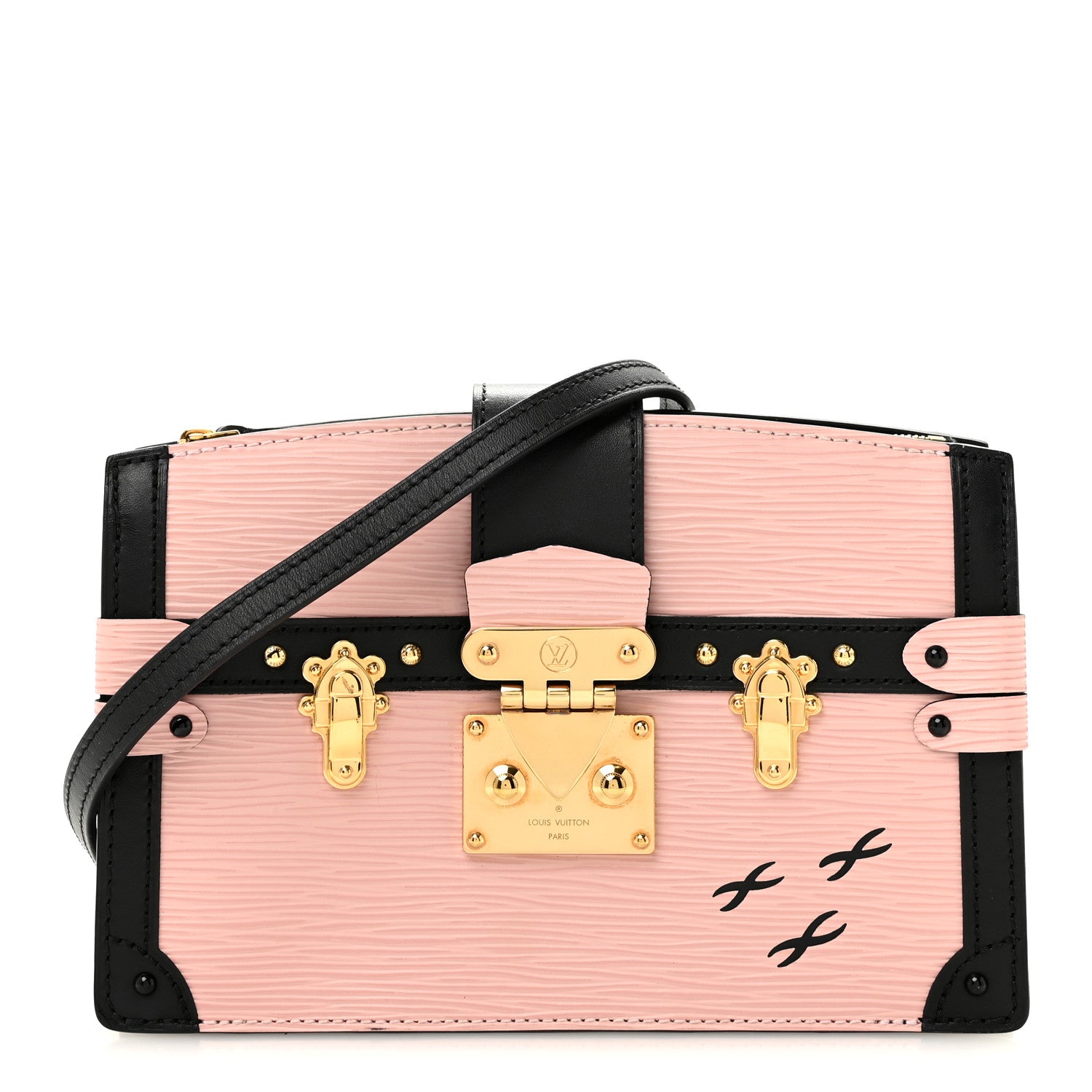 Louis Vuitton Epi Trunk Clutch Rose Ballerine 1 of 14