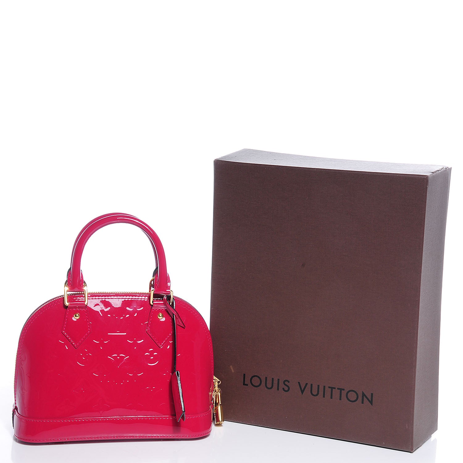 Louis Vuitton Vernis Alma BB Rose Indien 5 of 8