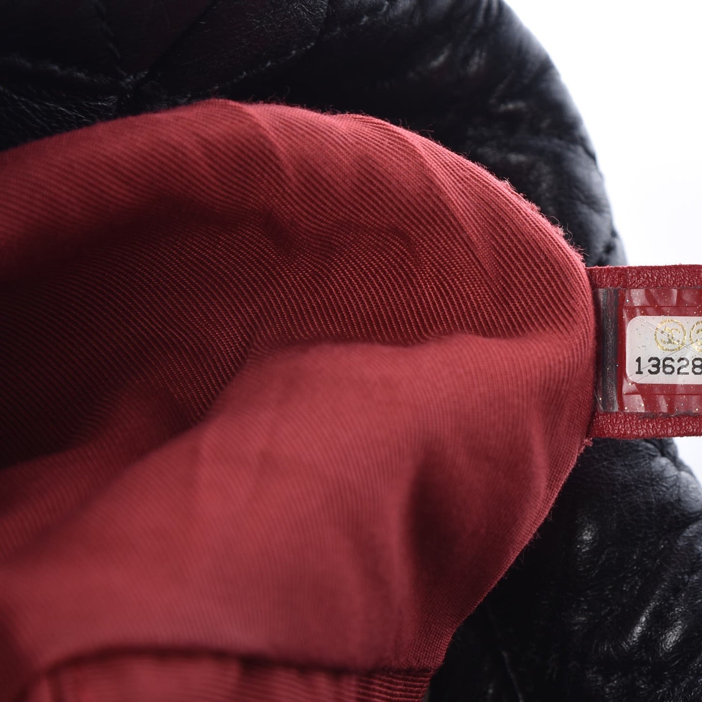 Glazed Calfskin Quilted Beijing Backpack Black