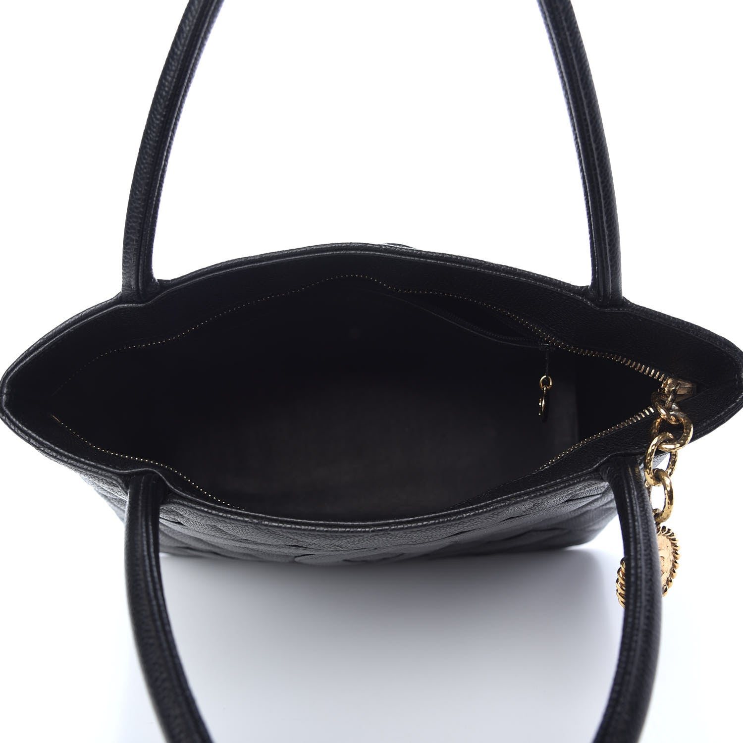 Chanel Caviar Quilted Medallion Tote Black 5 of 9