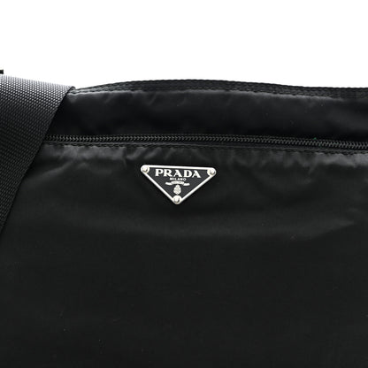 Prada Tessuto Nylon Flat Messenger Bag Black 8 of 10
