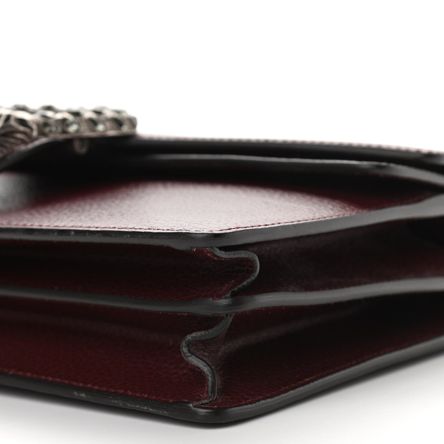 Dollar Calfskin Crystal Small Dionysus Shoulder Bag Vintage Bordeaux