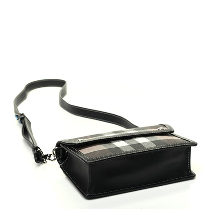 Burberry E-Canvas Giant Check Oscar Crossbody Dark Birch 4 of 8