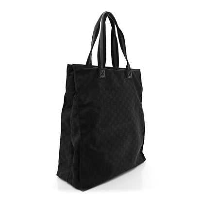 Gucci Nylon Monogram Vertical Tote Black 2 of 10