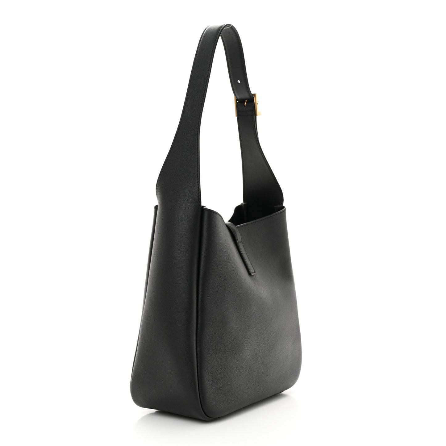 Smooth Calfskin Small Le 5 A 7 Soft Hobo Black