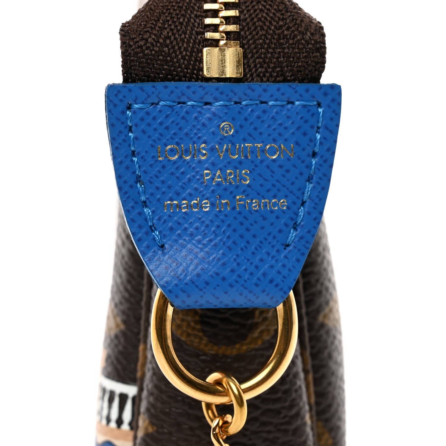 Louis Vuitton Monogram 2019 Christmas Animation Mini Venice Pochette Accessories Blue 7 of 7