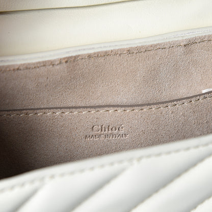 Chloe Calfskin Quilted Mini Drew Bijou Shoulder Bag Natural White 5 of 8