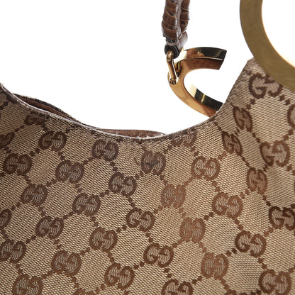 Gucci Monogram Medium Charlotte Hobo Brown 22 of 22