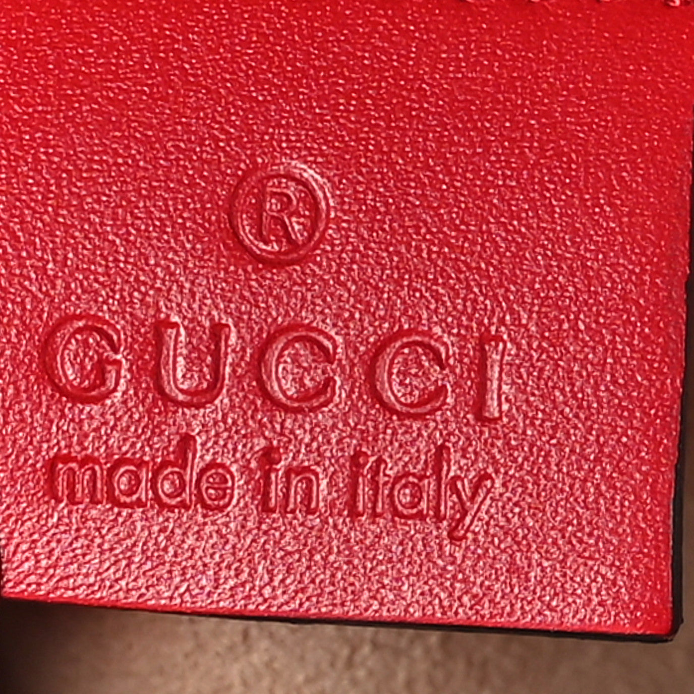 Guccissima Linea A Foldover Tote Red