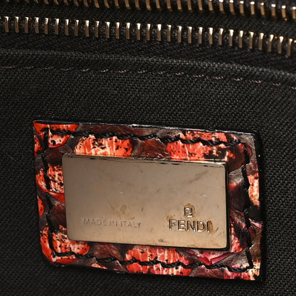 Fendi Snakeskin Maxi Baguette Bag Multicolor 6 of 10