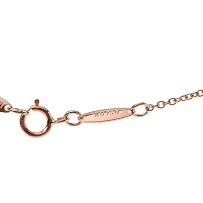 Tiffany 18K Rose Gold Diamond .03ct Elsa Peretti Diamonds by the Yard Pendant Necklace 6 of 8