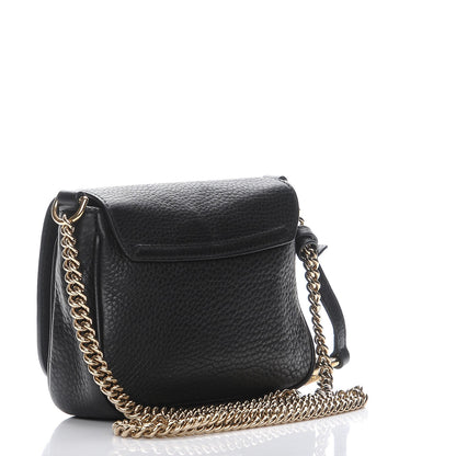 Gucci Pebbled Calfskin Small Soho Flap Crossbody Black 3 of 7