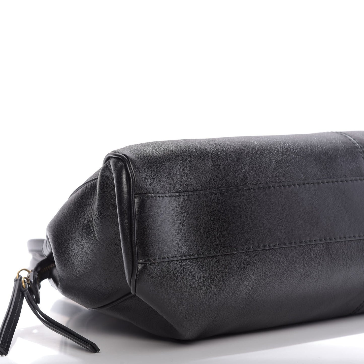 Calfskin Large Re(Belle) Top Handle Bag Black