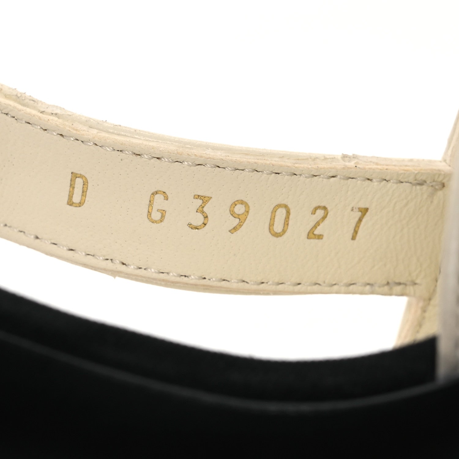 Chanel Lambskin Grosgrain Pearl CC Cap Toe Slingback Sandals 36 Ivory Black 9 of 12