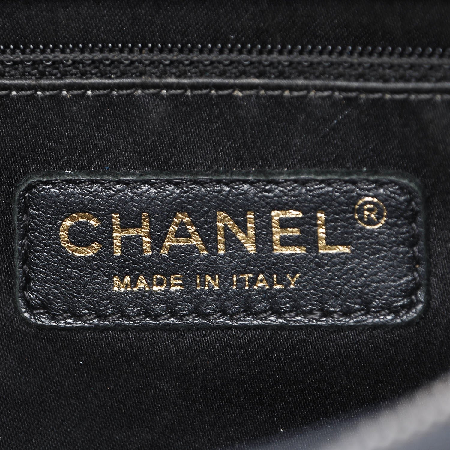 Chanel Caviar Quilted XL Grand Shopping Tote GST Black 6 of 11