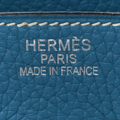 Hermes Togo Birkin 35 Blue Jean 21 of 40