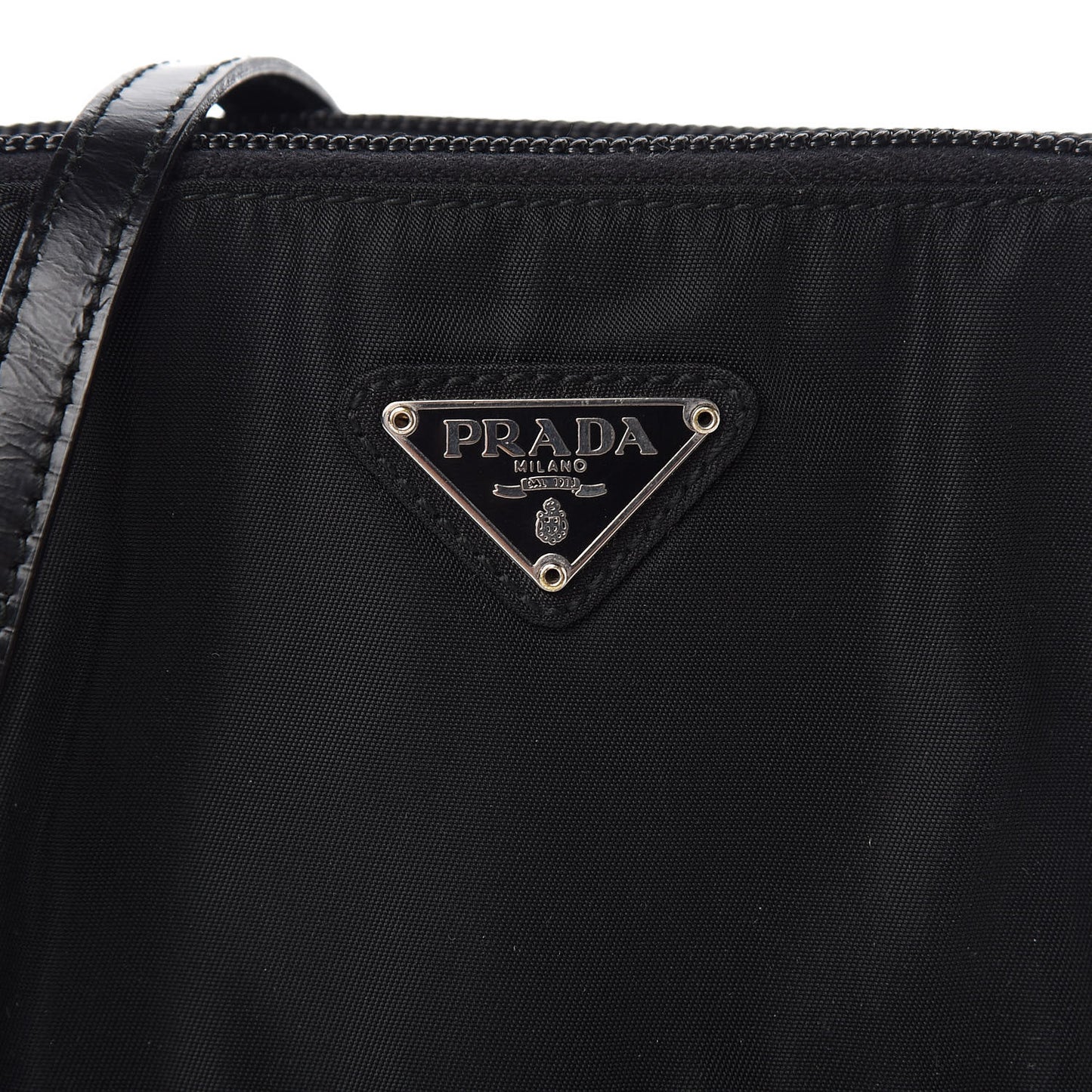 Tessuto Nylon Mini Camera Crossbody Black