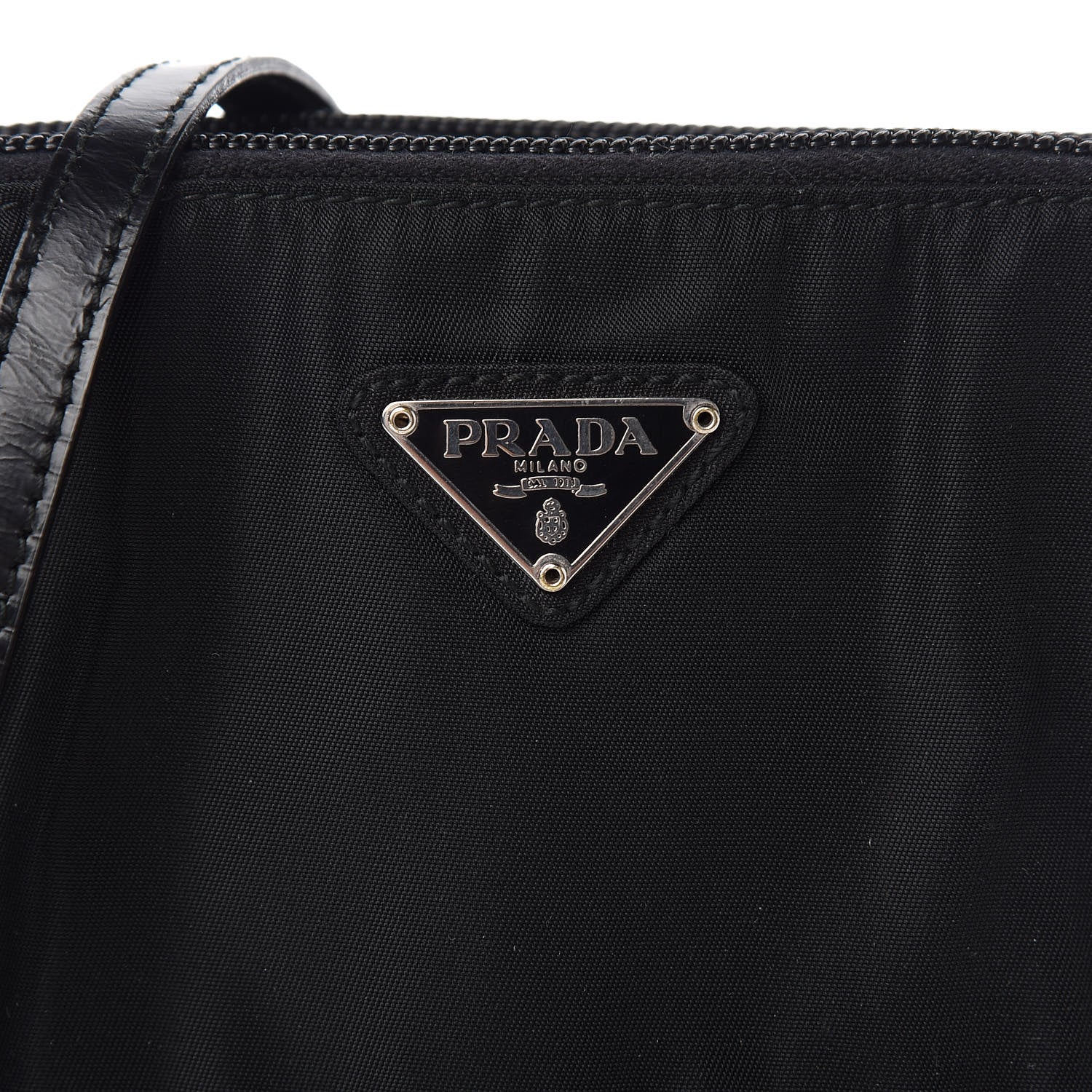 Prada Tessuto Nylon Mini Camera Crossbody Black 12 of 12