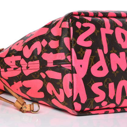 Louis Vuitton Monogram Graffiti Neverfull GM Fuchsia 5 of 19