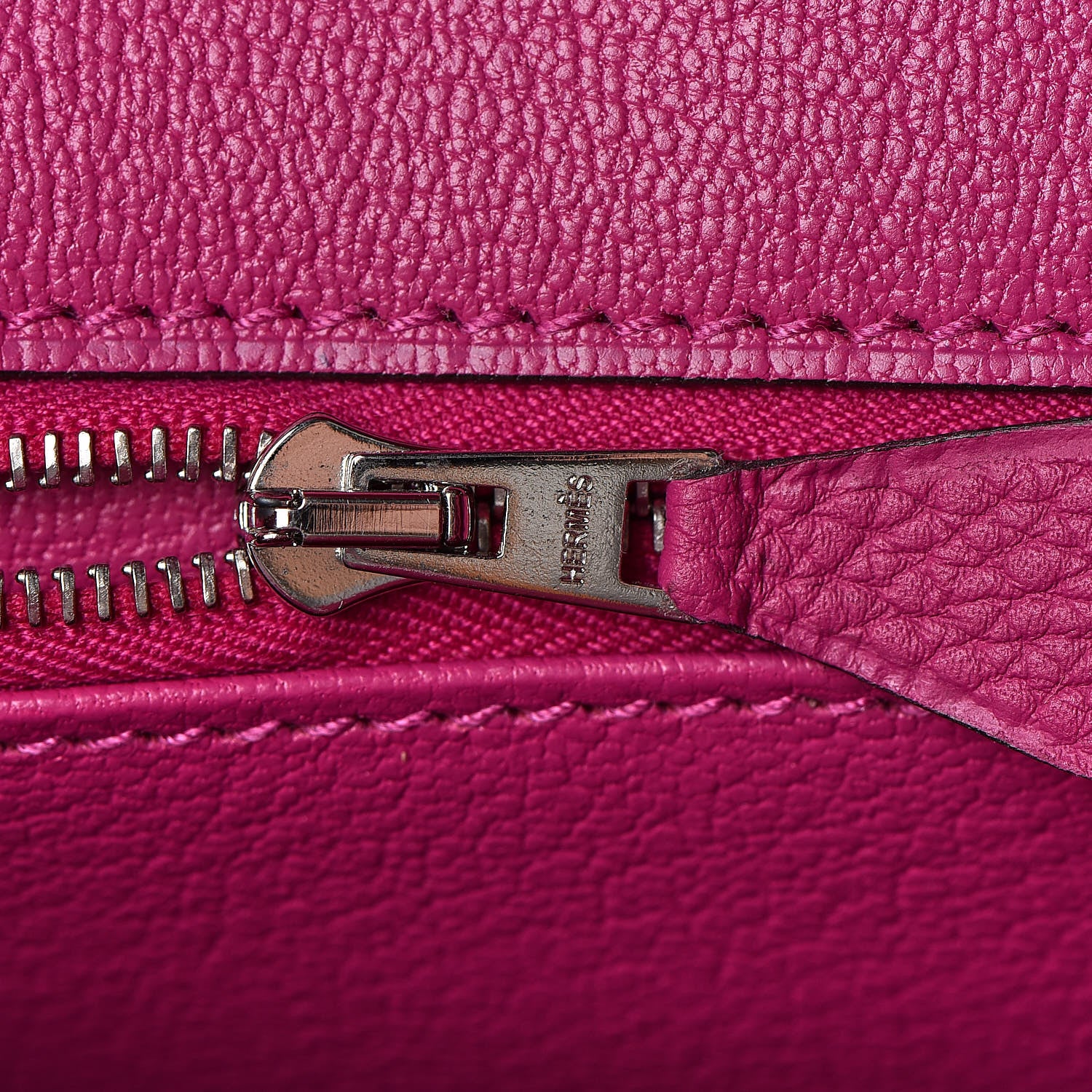 Hermes Togo Birkin 30 Rose Pourpre 17 of 38